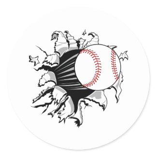 Baseball Breakthrough Sticker