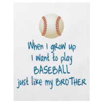 Baseball Brother Custom Flyer