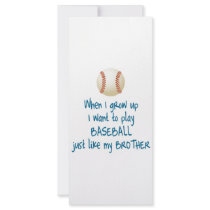 Baseball Brother rack cards