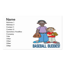Baseball Buddies Business Card Templates