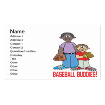 Baseball Buddies Business Card Templates