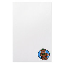Baseball Buddy bear Custom Stationery