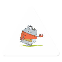 baseball bulldog stickers