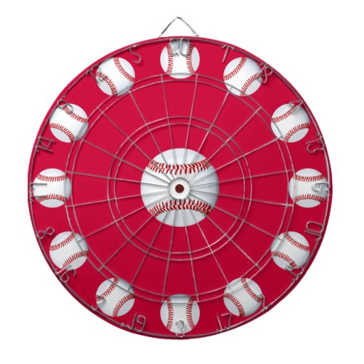 Baseball Bullseye Dart Board Zazzle