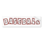 baseball bumper stickers