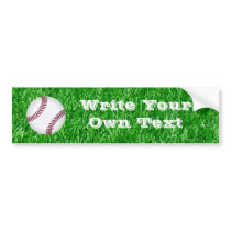 Baseball Bumper Sticker