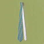 Baseball Bunny In Blue Neck Tie