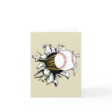 Baseball burst notecards by sports_tshirts Baseball burst notecards