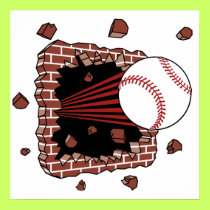 Baseball burst poster posters by sports_tshirts Baseball burst poster posters