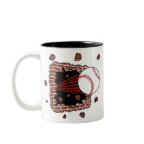 Baseball Burster Coffee Mug