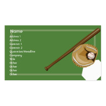 Baseball - Business business cards
