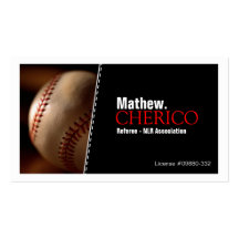 Baseball - Business Cards