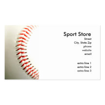 Baseball Business Cards