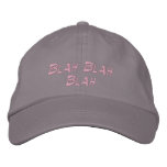 Baseball cap Blah Blah Blah embroidered girls hat