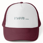 Baseball cap in maroon &amp; white hats
