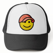 Baseball Cap Smilie - Red hats