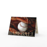 BASEBALL  GREETING CARD