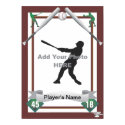 Baseball Card Style posters
