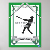 Baseball Card Style Print