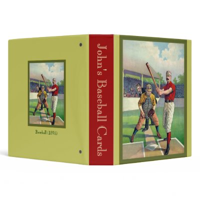 Baseball Cards Vinyl Binder by VintageFactory