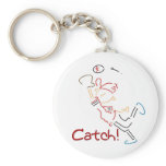 Baseball Catch T-shirts and Gifts Keychain