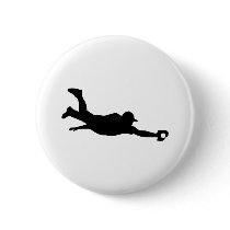 Baseball - Catcher Pinback Buttons