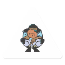 baseball catcher crouching sticker