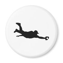 Baseball - Catcher Fridge Magnets