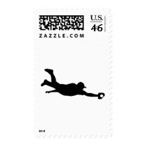 Baseball - Catcher postage