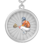 baseball catcher realistic vector illustration jewelry