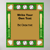 Baseball Certificate Print