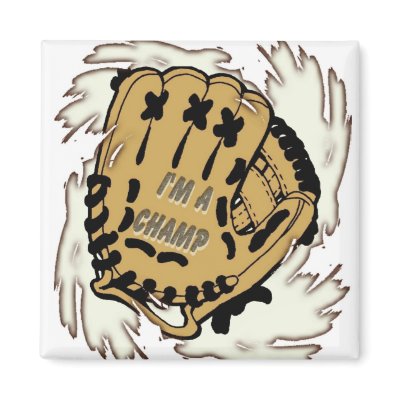 Baseball Champ Magnet by kidsworld
