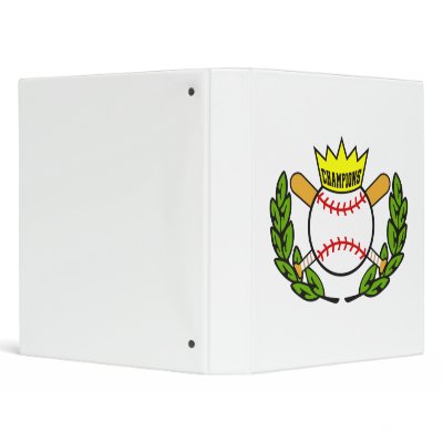 Baseball Champions Binder by justsports