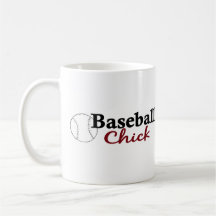 Baseball Chick Coffee Mugs