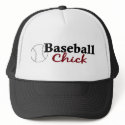 Baseball Chick hats