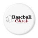 Baseball Chick magnets