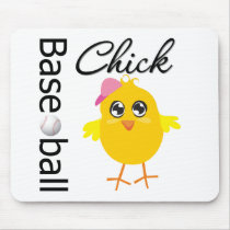 Baseball Chick mousepads by chicktshirts Baseball Chick mousepads