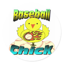 Baseball Chick stickers by fashionfiles Baseball Chick stickers