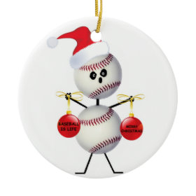 Baseball Christmas Christmas Tree Ornament