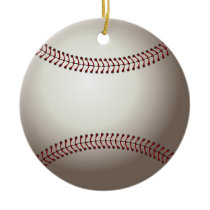 Baseball Christmas Ornament
