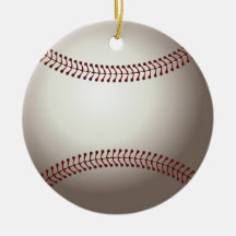 Baseball Christmas Ornament
