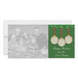 Baseball Christmas Photo Card