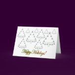 Baseball Christmas Tree Farm Card