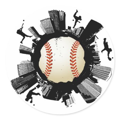 Baseball City Sticker by TheArtOfPamela