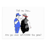 Baseball Coach Confronts Blindfolded Umpire Postcard