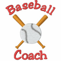 Baseball Coach Embroidered Design embroidered shirts