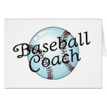 Baseball Coach Greeting Cards