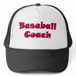 Baseball Coach Trucker Hat