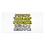 Baseball Coach In Dictionary...My Picture Photo Card
