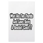 Baseball Coach Joke...Two Thumbs Stationery Paper
